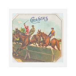 Impresión En Metal Carreras de caballos vintage de Chasers
