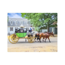 Impresión En Metal Carriaje DSC02366-Williamsburg