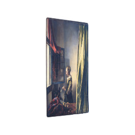 Impresión En Metal Carta de lectura chica por ventana abierta | Verme