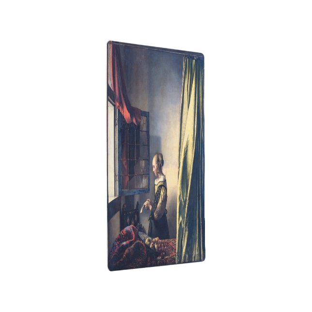 Impresión En Metal Carta de lectura chica por ventana abierta | Verme (3/4)