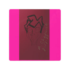 Impresión En Metal Cartoon Sketch