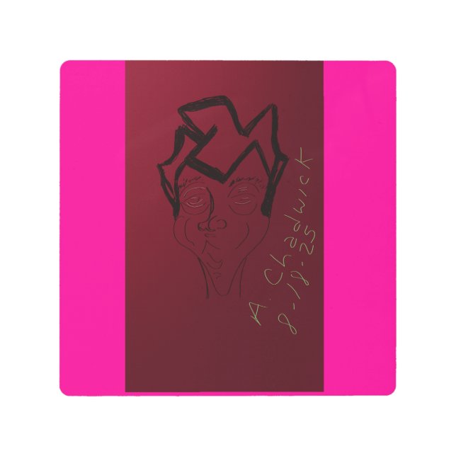 Impresión En Metal Cartoon Sketch  (Anverso)