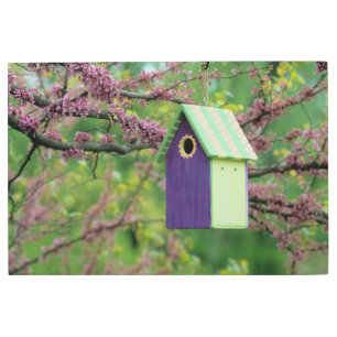 Impresión En Metal Casa De Aves En Un Árbol Redbud