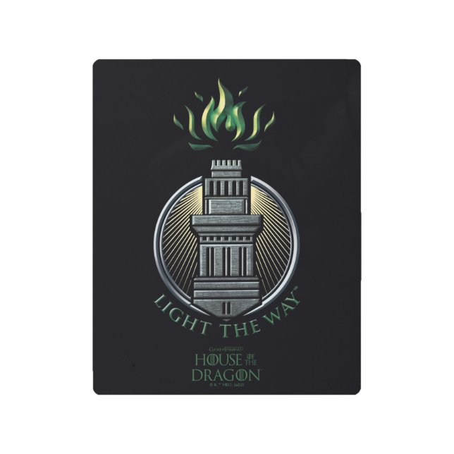 Impresión En Metal CASA DEL DRAGÓN | House Hightower Sigil (Anverso)