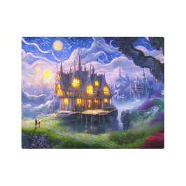 Impresión En Metal Casa del lago