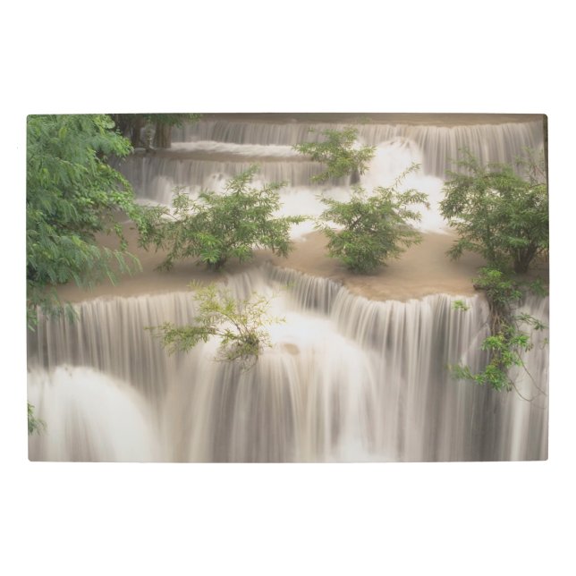 Impresión En Metal Cascada de Huai Mae Khamin | Tailandia (Anverso)