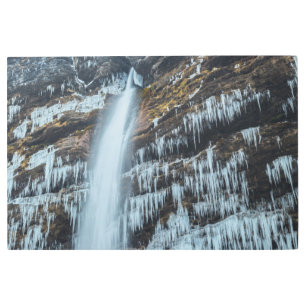 Impresión En Metal Cascada Peričnik en Mojstrana, Eslovenia