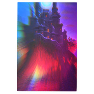 Impresión En Metal Castillo de sueño