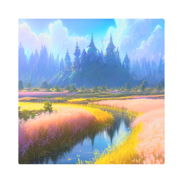 Impresión En Metal Castillo de Wild (Anverso)