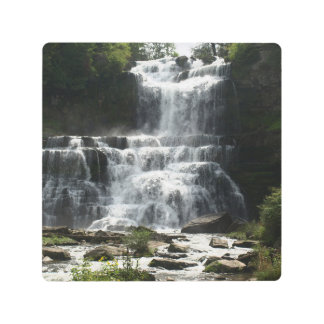 Impresión En Metal Catarata en la Naturaleza. Imagen en una