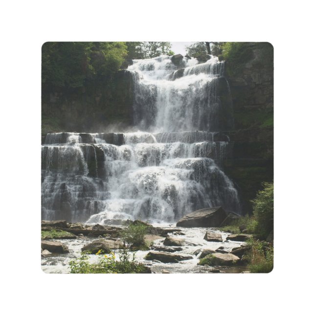 Impresión En Metal Catarata en la Naturaleza. Imagen en una (Anverso)