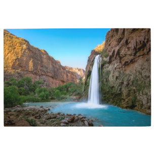 Impresión En Metal Cataratas Caídas de Havasu al atardecer