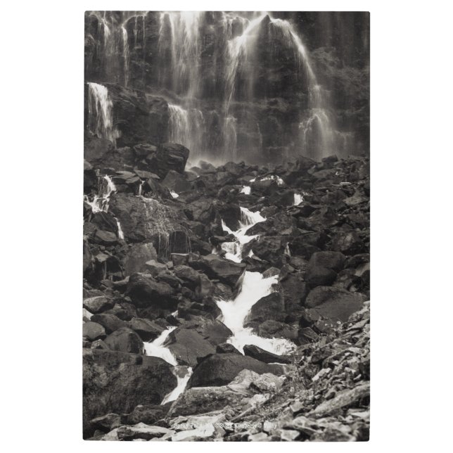 Impresión En Metal Cataratas de spray, WA (Anverso)