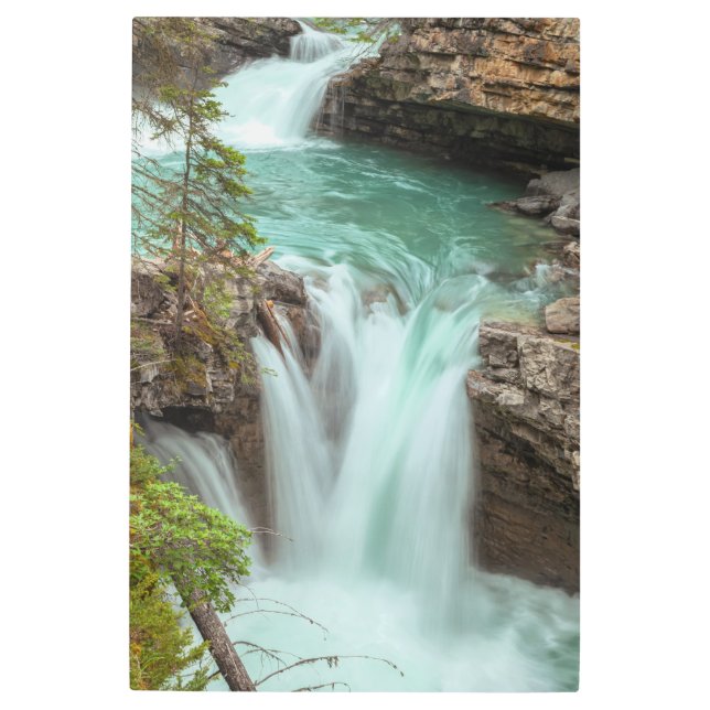 Impresión En Metal Cataratas del cañón de Johnston (Anverso)