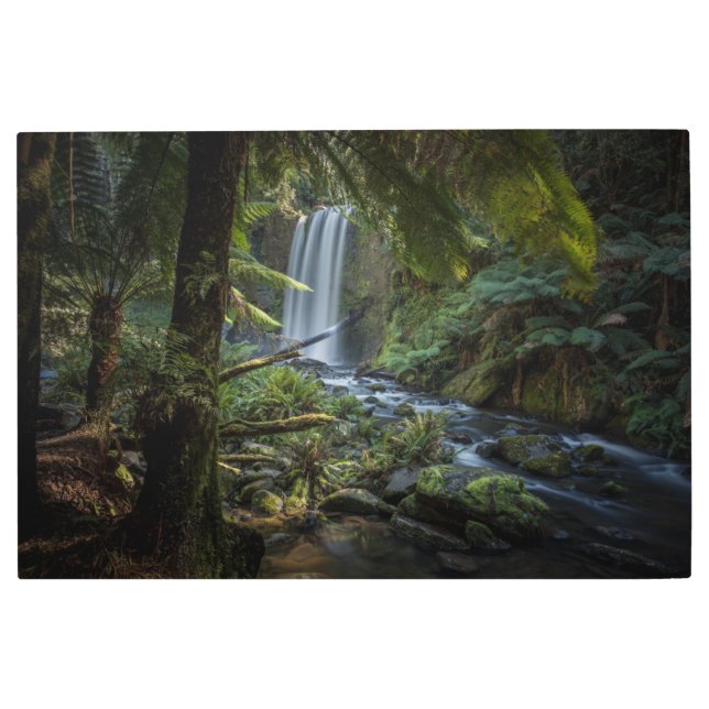 Impresión En Metal Cataratas | Hopetoun Falls, Nueva Zelanda (Anverso)