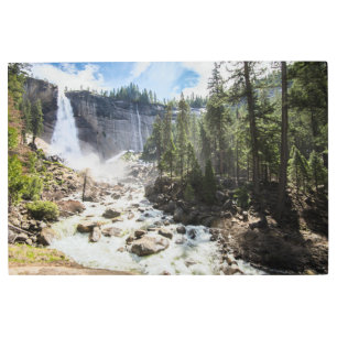 Impresión En Metal Cataratas Nevada Fall, Yosemite, CA
