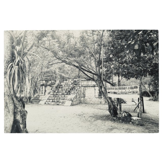 Impresión En Metal Celebración del mundo: Chichén Itzá (Anverso)