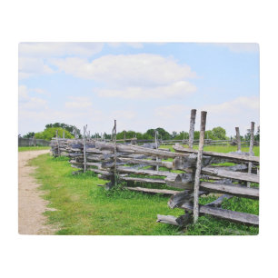 Impresión En Metal Cerca de carril partido