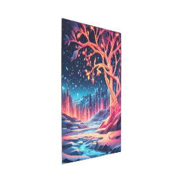 Impresión En Metal Cernícalo de invierno congelado