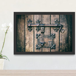 Impresión En Metal Cerradura de la puerta de la iglesia Nossa Senhora