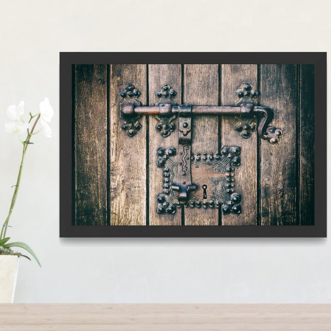 Impresión En Metal Cerradura de la puerta de la iglesia Nossa Senhora (Subido por el creador)