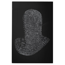 Impresión En Metal Chainmail Warrior Hood