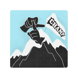 Impresión En Metal Champ - Diseño ASL