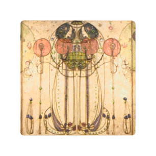 Impresión En Metal Charles Rennie Mackintosh The Wassail