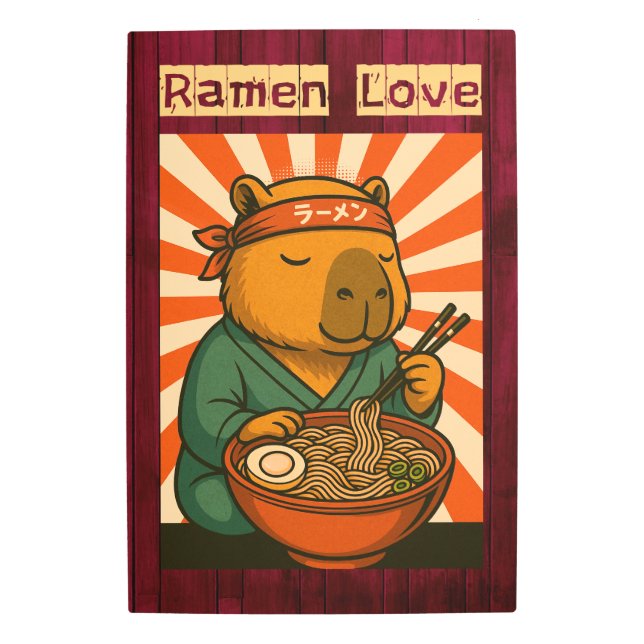 Impresión En Metal Chiba come Ramen un bar de fideos japonés (Anverso)