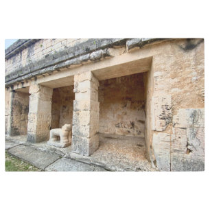 Impresión En Metal Chichén Itzá: El Templo del Jaguar