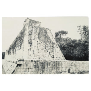 Impresión En Metal Chichén Itzá: La Gran Corte de Bolas