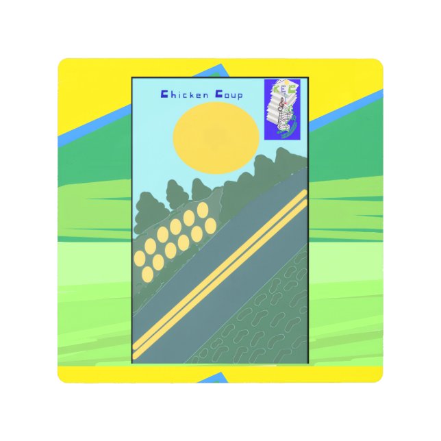 Impresión En Metal Chicken Coup  (Anverso)