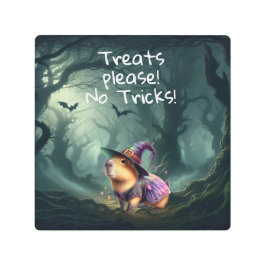 Impresión En Metal Chigüiro y guapo de Halloween Capybara