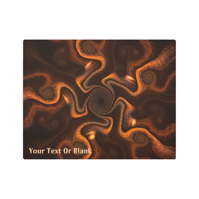 Impresión En Metal Chocolate mexicano (Anverso)