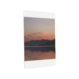 Impresión En Metal Cielo en llamas al amanecer