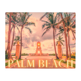 Impresión En Metal Cielos rosados de Palm Beach