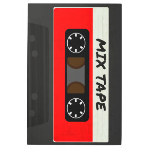 Impresión En Metal Cinta de mezcla roja - Regalo de inspiración retro