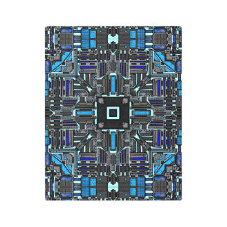 Impresión En Metal Circuitboard Blueprint 01