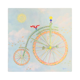 Impresión En Metal Cirque Bicicleta