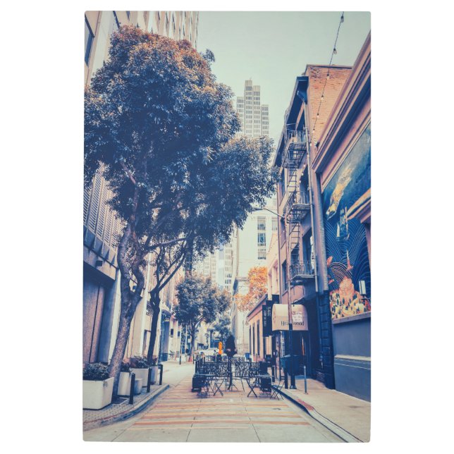 Impresión En Metal City Alley (Anverso)