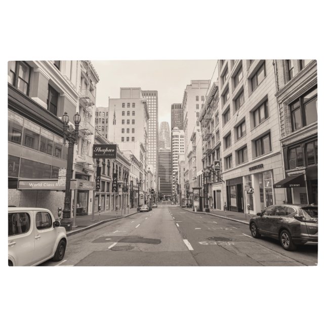 Impresión En Metal Ciudad bloqueada (Anverso)