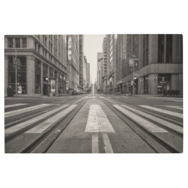 Impresión En Metal Ciudad bloqueada