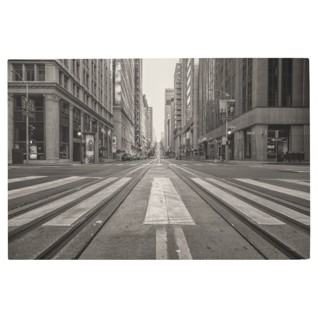 Impresión En Metal Ciudad bloqueada (Anverso)