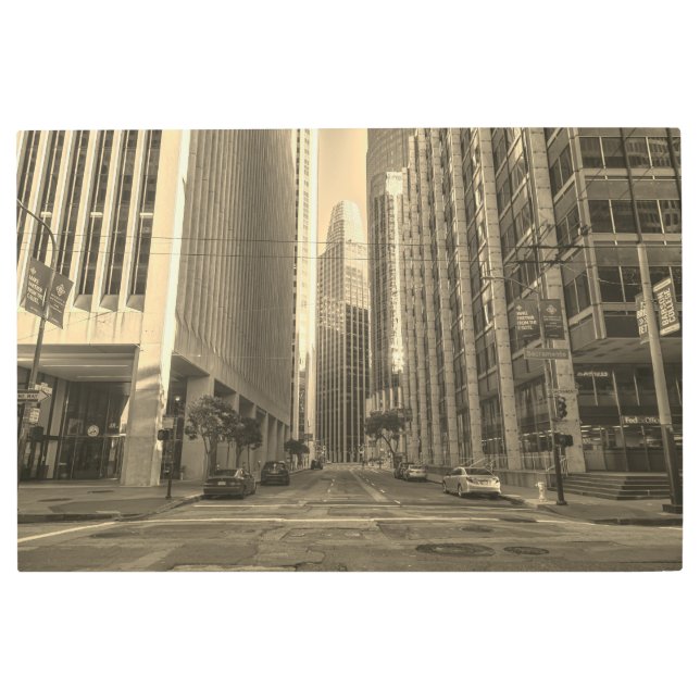 Impresión En Metal Ciudad bloqueada (Anverso)