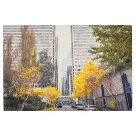 Impresión En Metal Ciudad de otoño