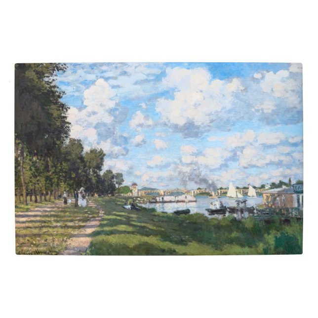 Impresión En Metal Claude Monet - La cuenca de Argenteuil (Anverso)