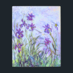 Impresión En Metal Claude Monet - Lilac Irises / Iris Mauves<br><div class="desc">Lilac Irises / Iris Mauves - Claude Monet,  1914-1917</div>