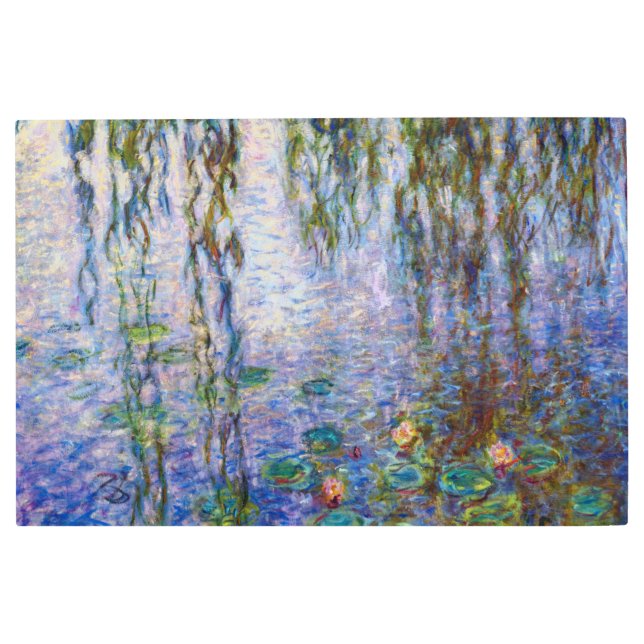 Impresión En Metal Claude Monet - Water Lilies (Anverso)
