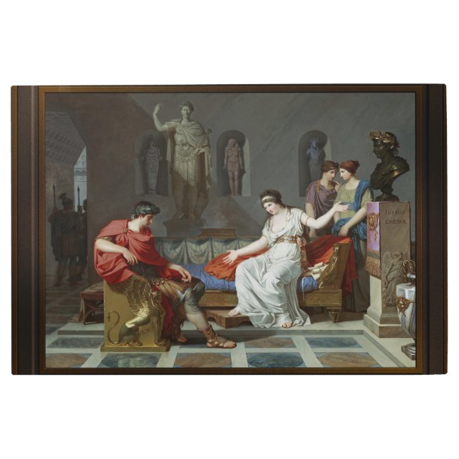 Impresión En Metal Cleopatra y Octavian de Louis Gauffier (Anverso)