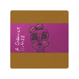 Impresión En Metal Clueless Bunny Metal Wall Art